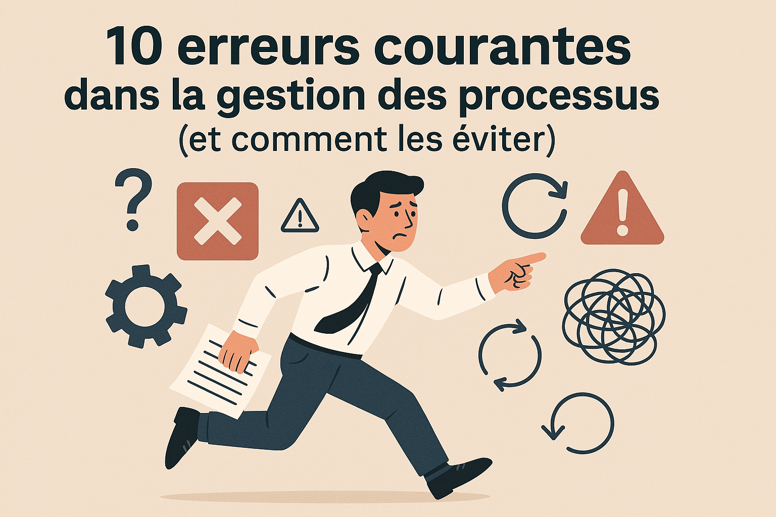 10 erreurs courantes dans la gestion des processus (et comment les éviter)
